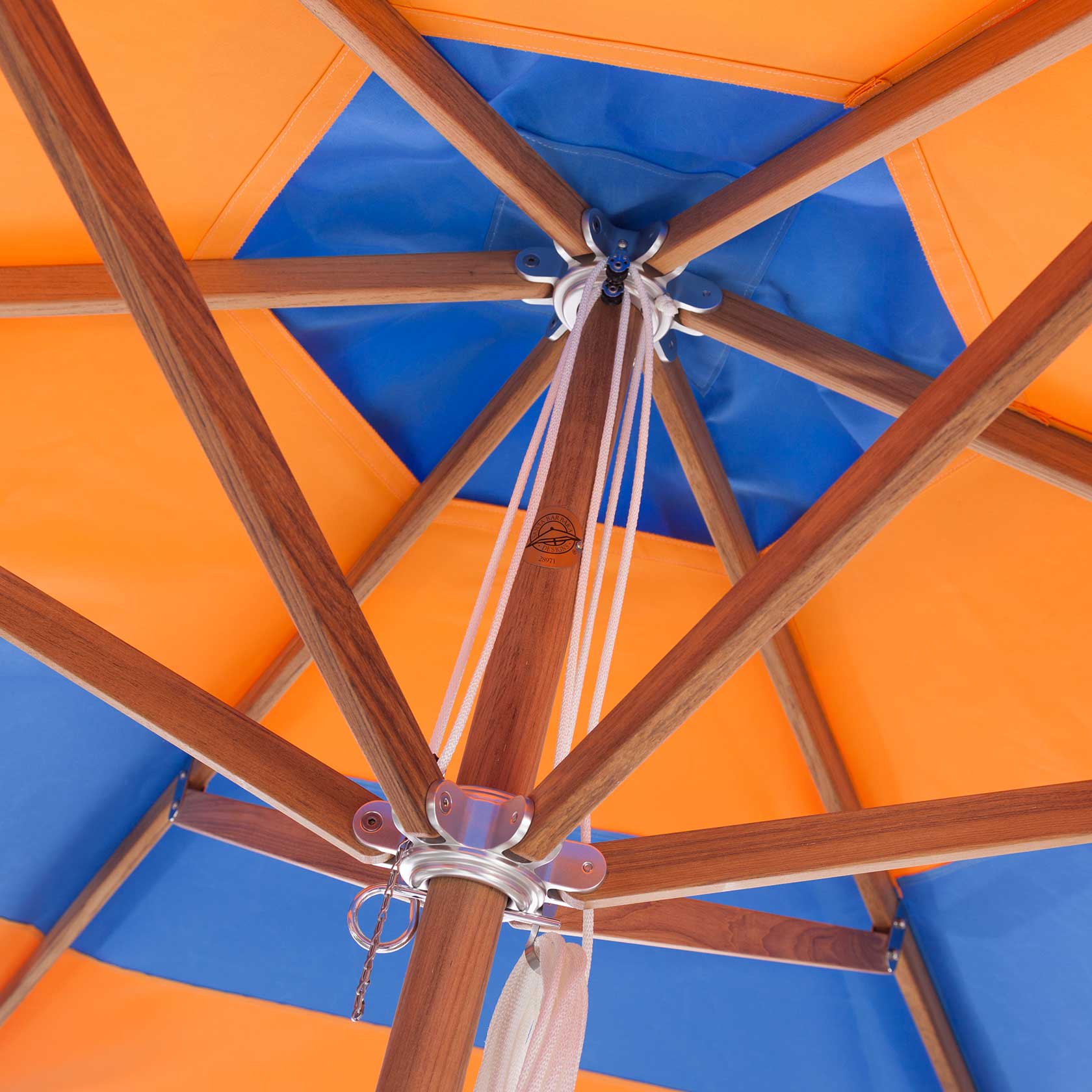 Custom Stripe Umbrella Image