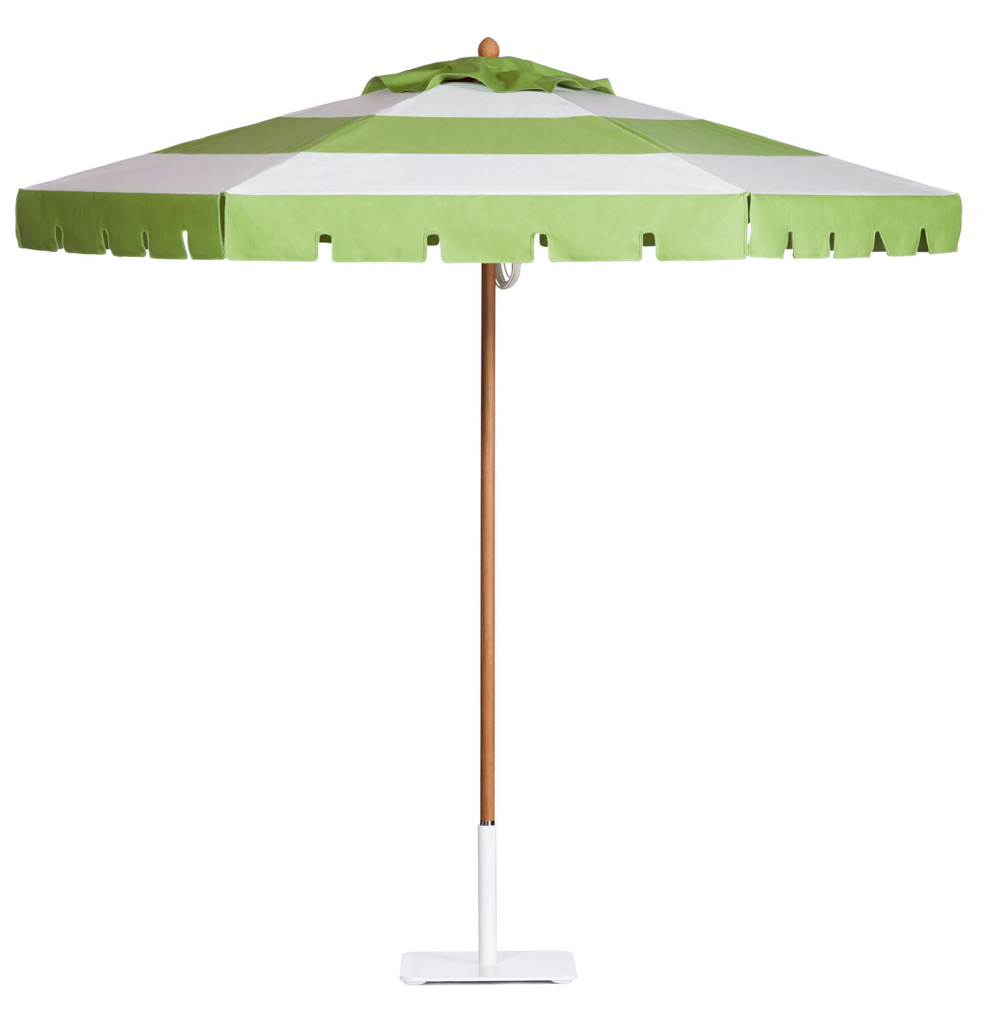 Kiwi Green / Whitecap Umbrella Image