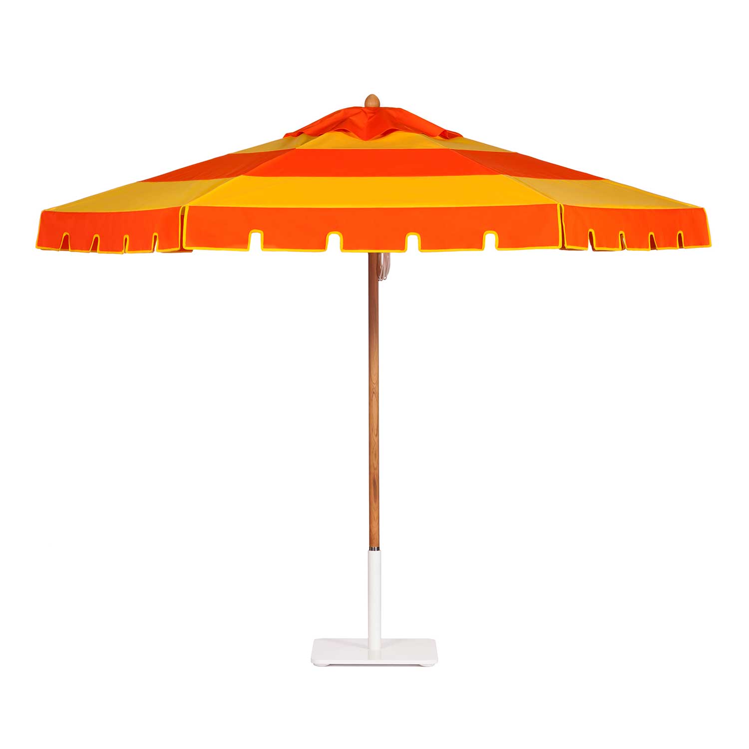 Orange / Cornsilk Umbrella Image