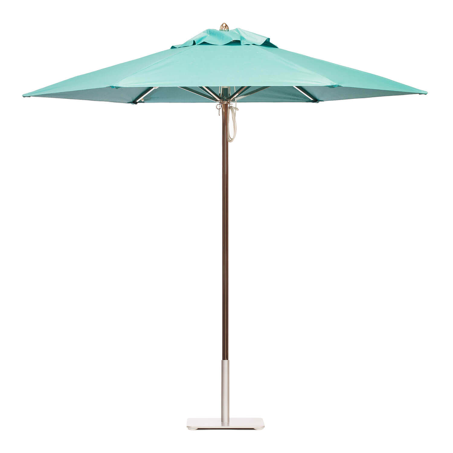 Intense Turquoise Mesh Umbrella Image