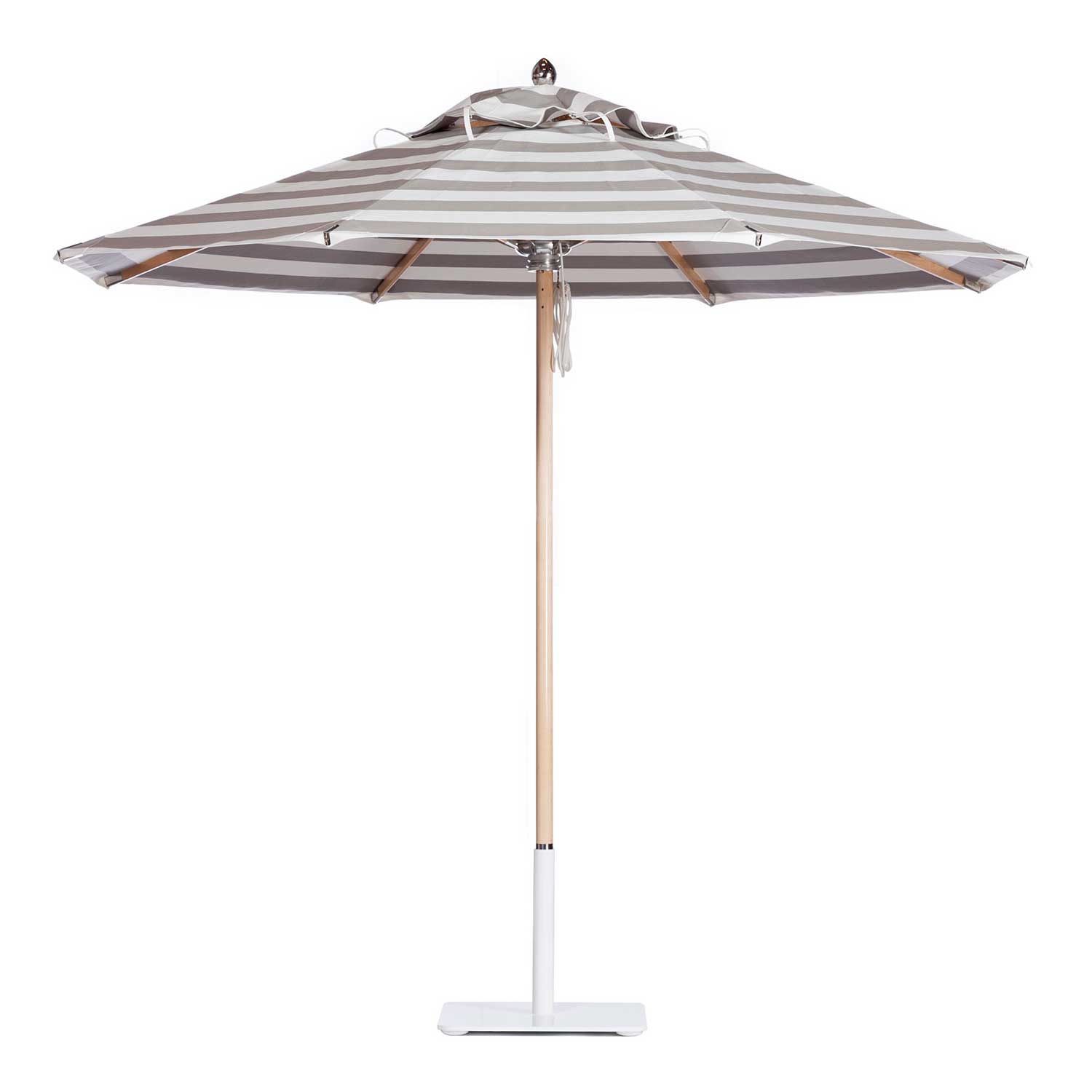 Cabana Grey Stripe Umbrella Image