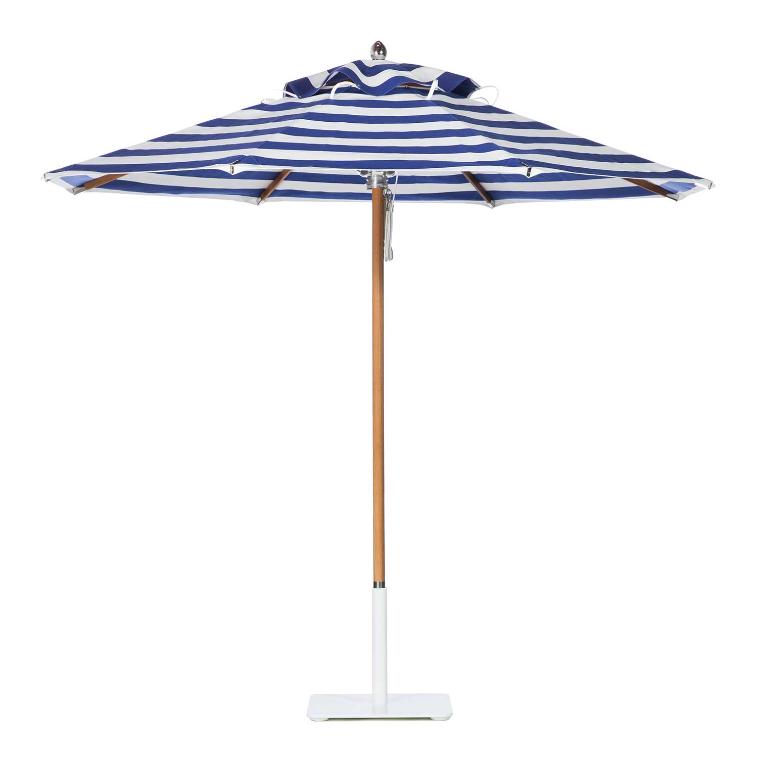 Cabana Navy Blue Stripe Umbrella Image