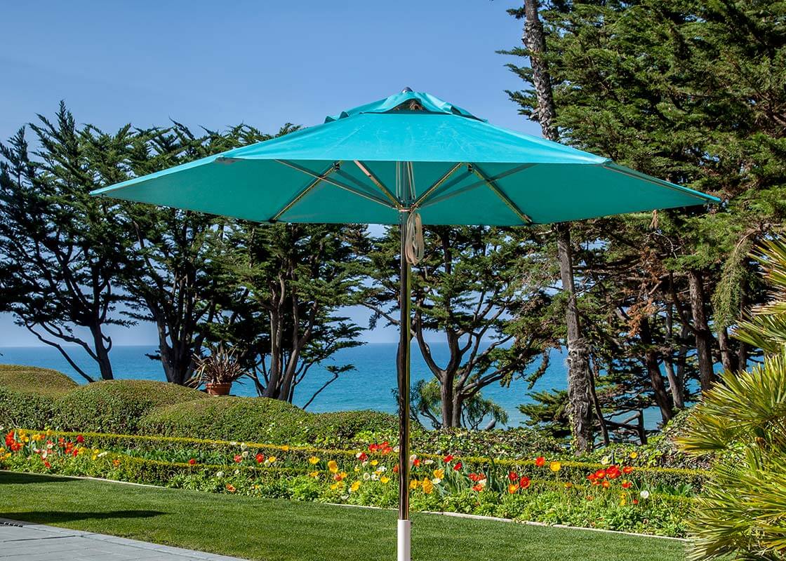 Turquoise Paseo Stainless Steel Umbrella Image