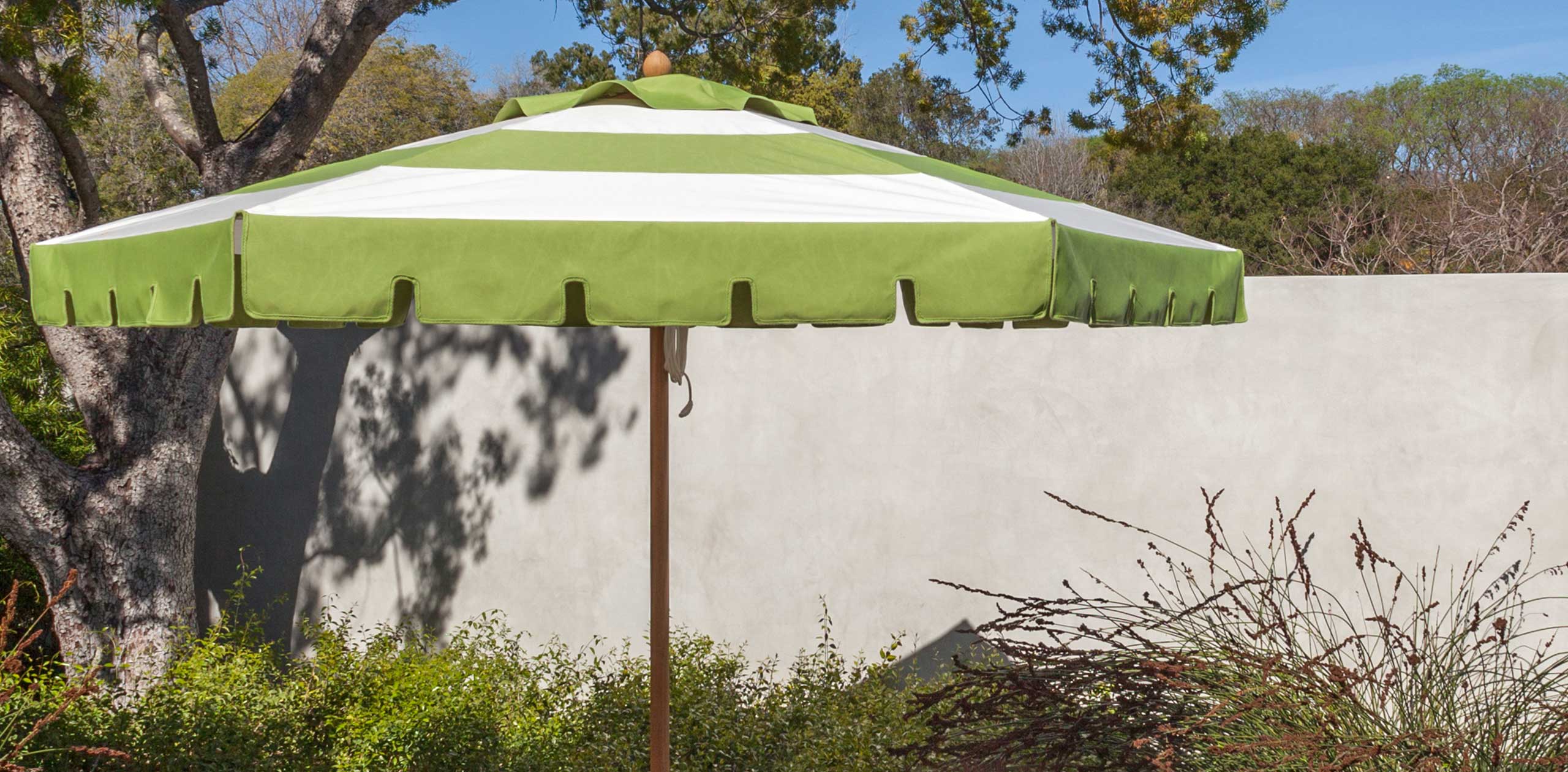 Kiwi Green / Whitecap Cirque Umbrella Image