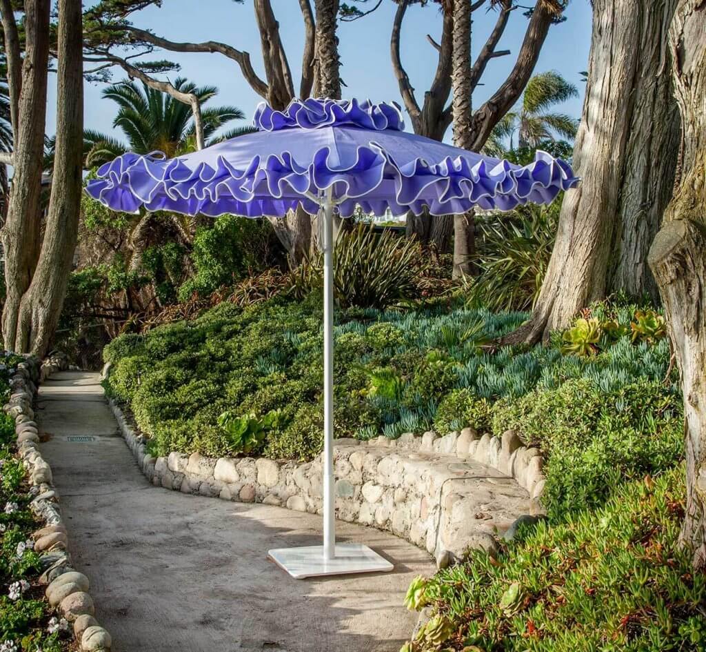 Purple Petite Flamenco Umbrella Image
