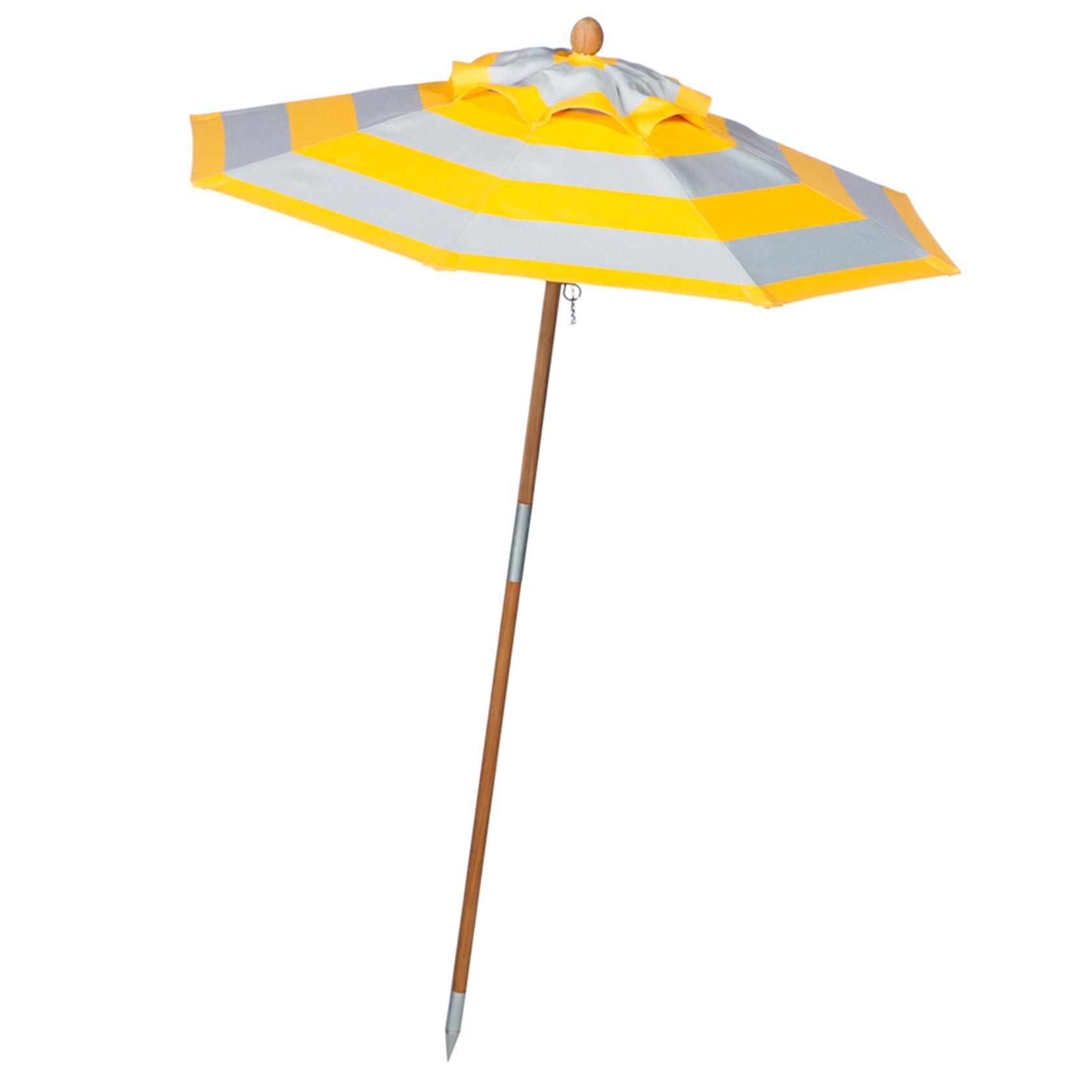 Yellow/Silver Stripe Umbrella Image