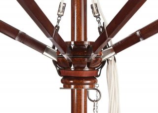 Mahogany Hub with Stainless Steel Fittings Image