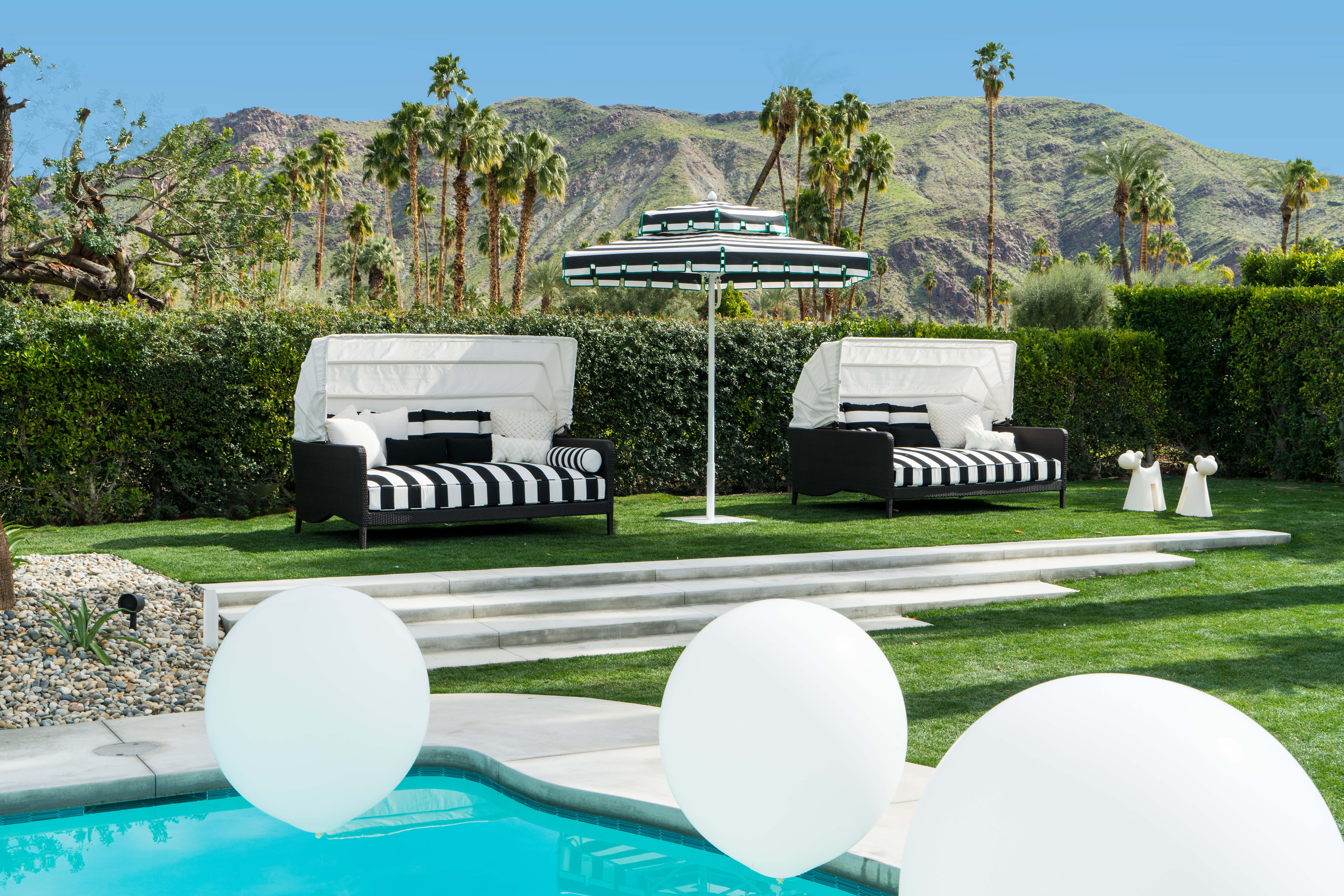 Loungers by the Pool Image