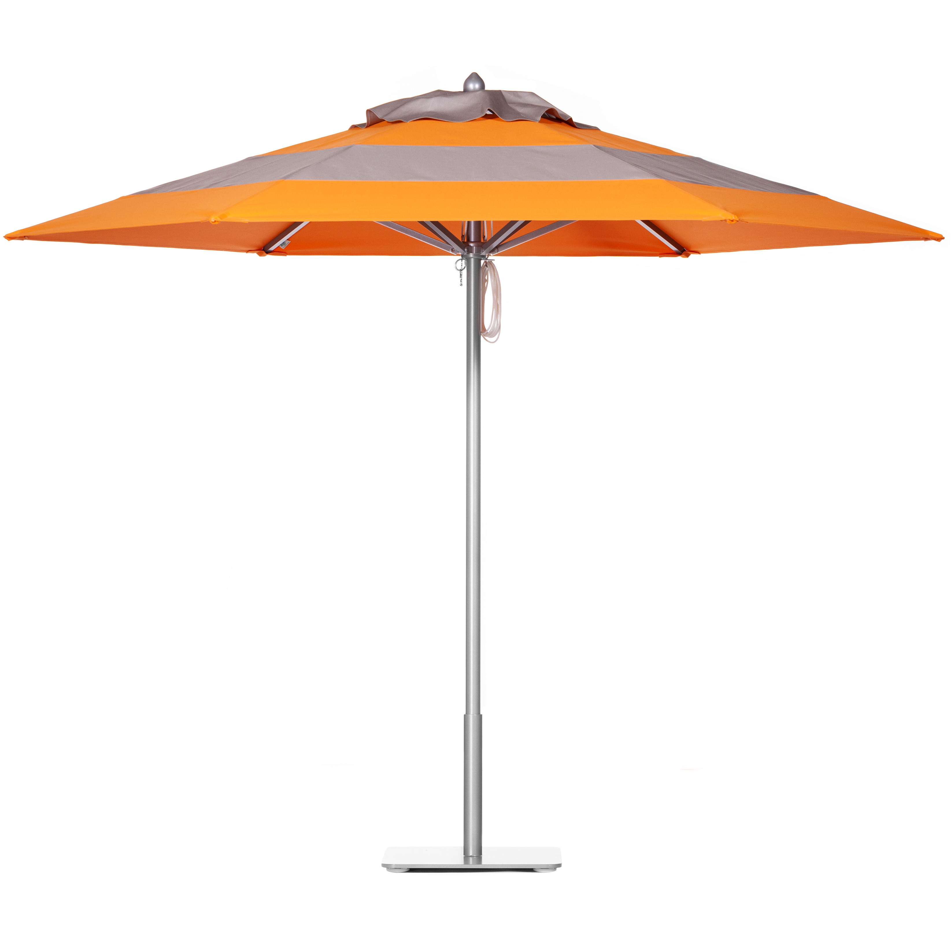 Tango Orange & Cadet Grey Umbrella Image