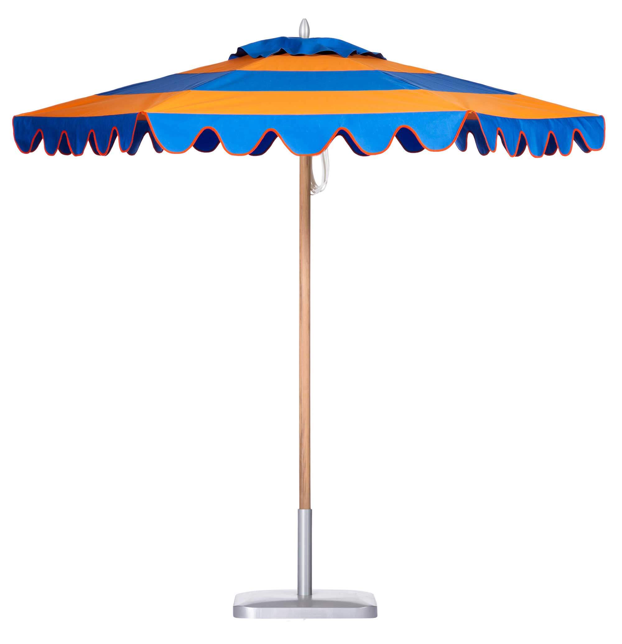 Peacock Blue / Tango Orange Umbrella Image