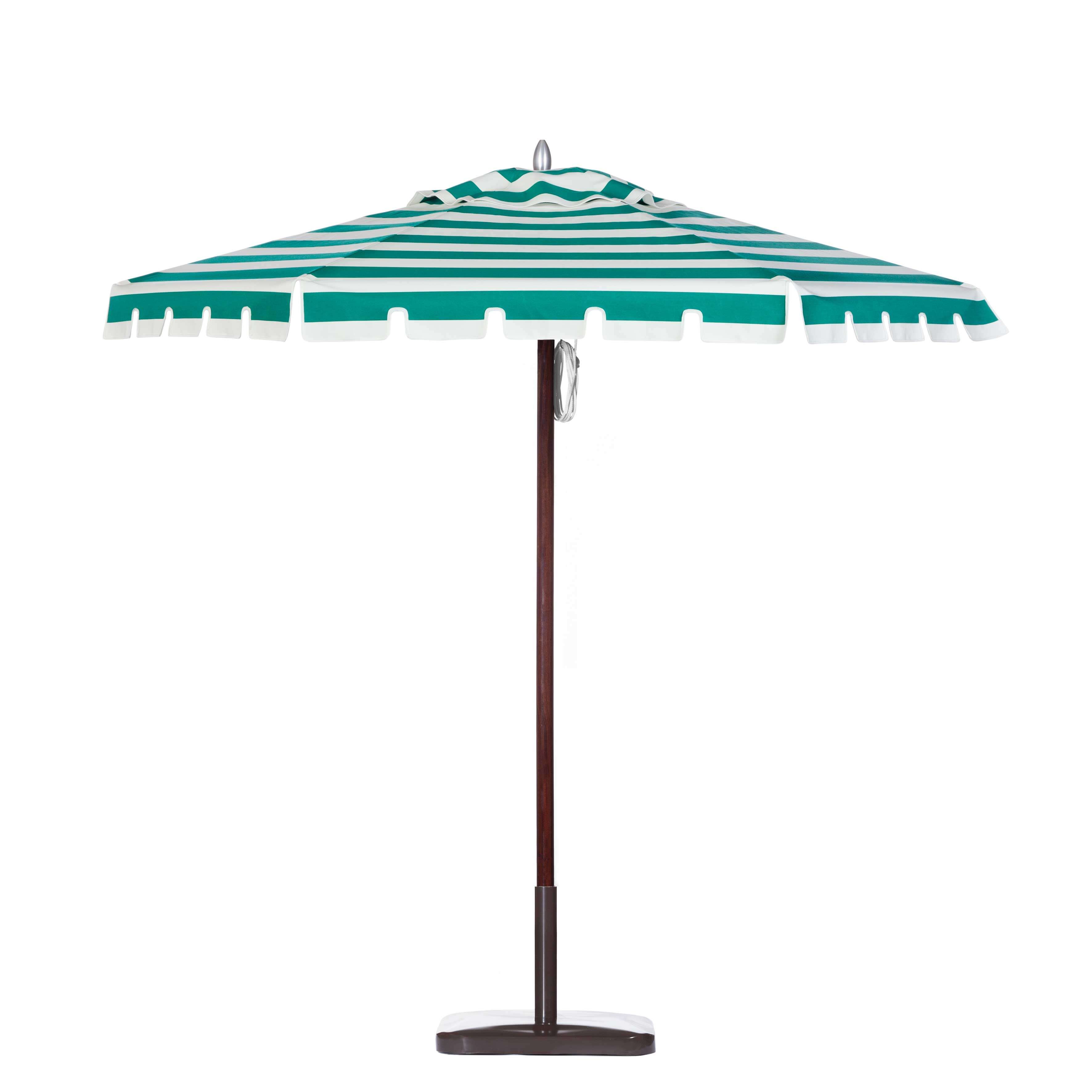 Cabana Green Stripe Umbrella Image