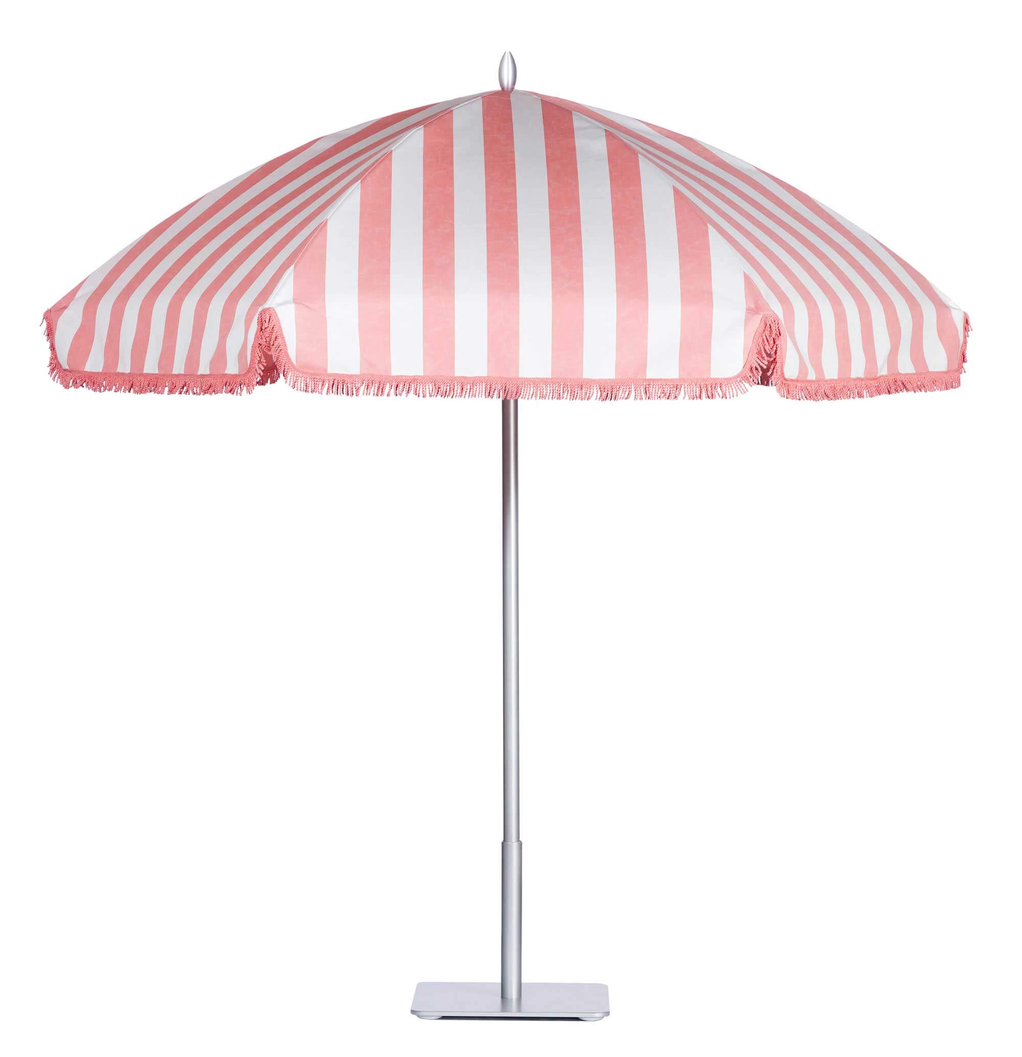 Cabana Pink Stripe Umbrella Image