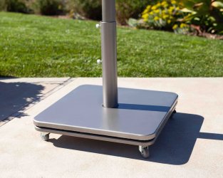 Steel Base with Casters + Extra Heavy Weight Plate