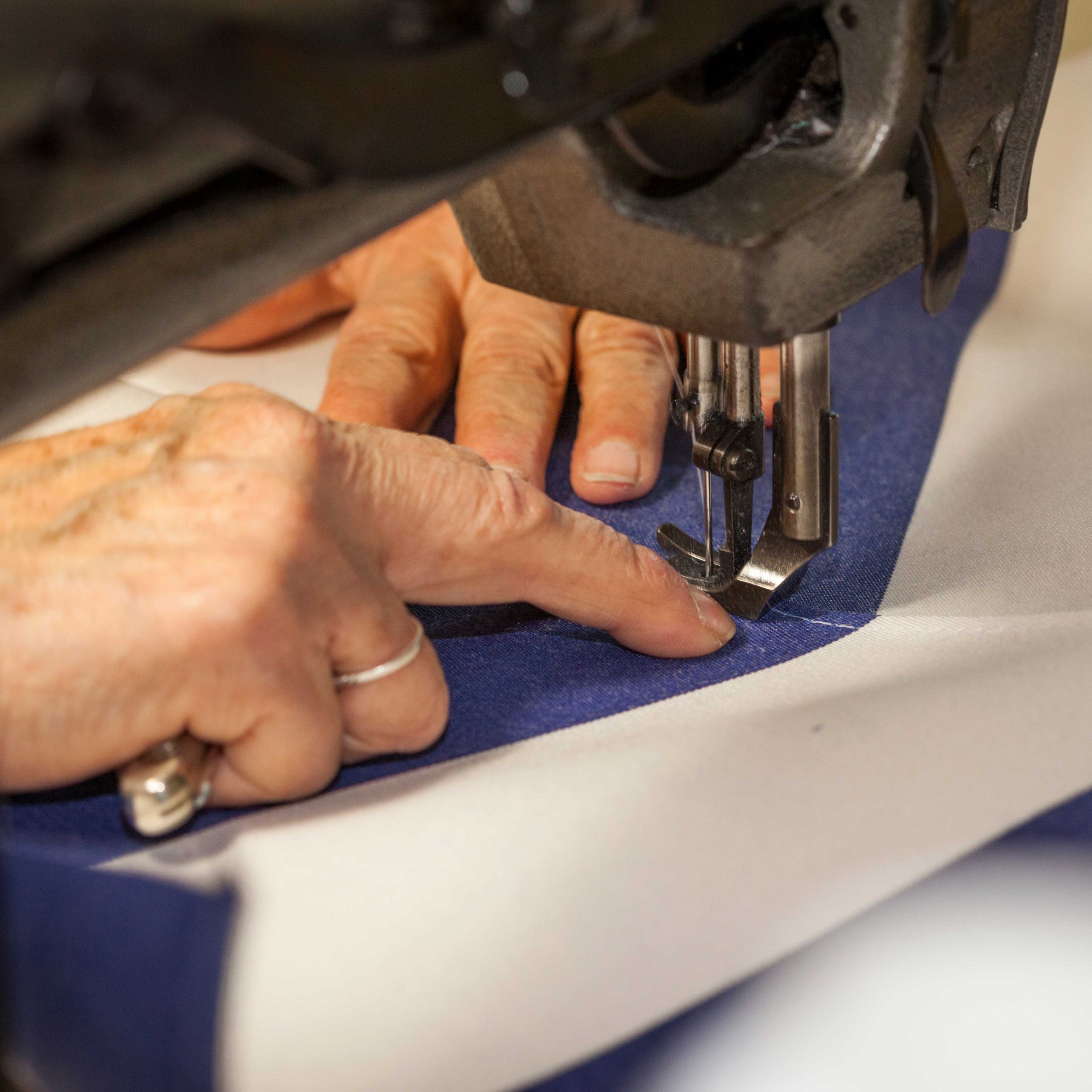 Image of hands sewing