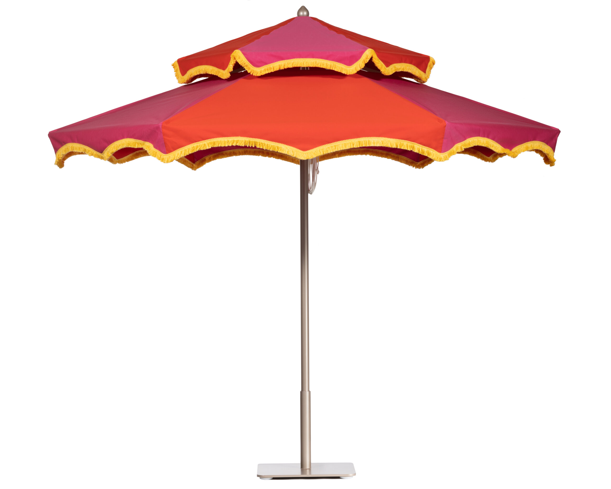 Image of umbrella with Regency valance
