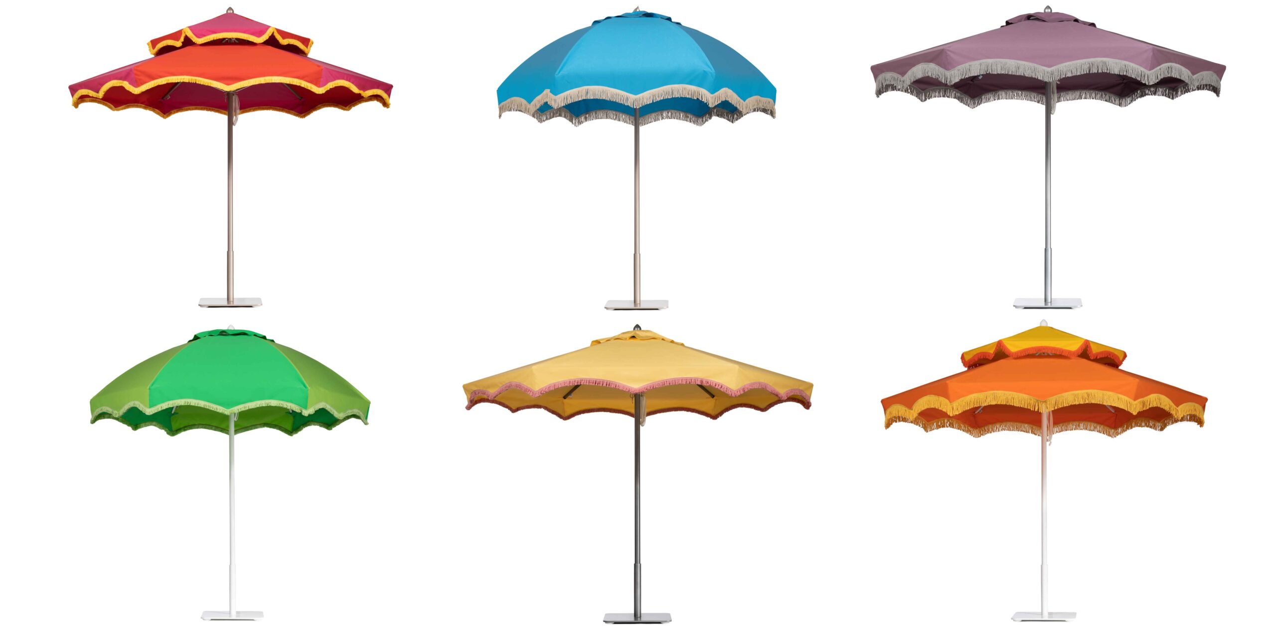 Image of umbrellas with Regency valance