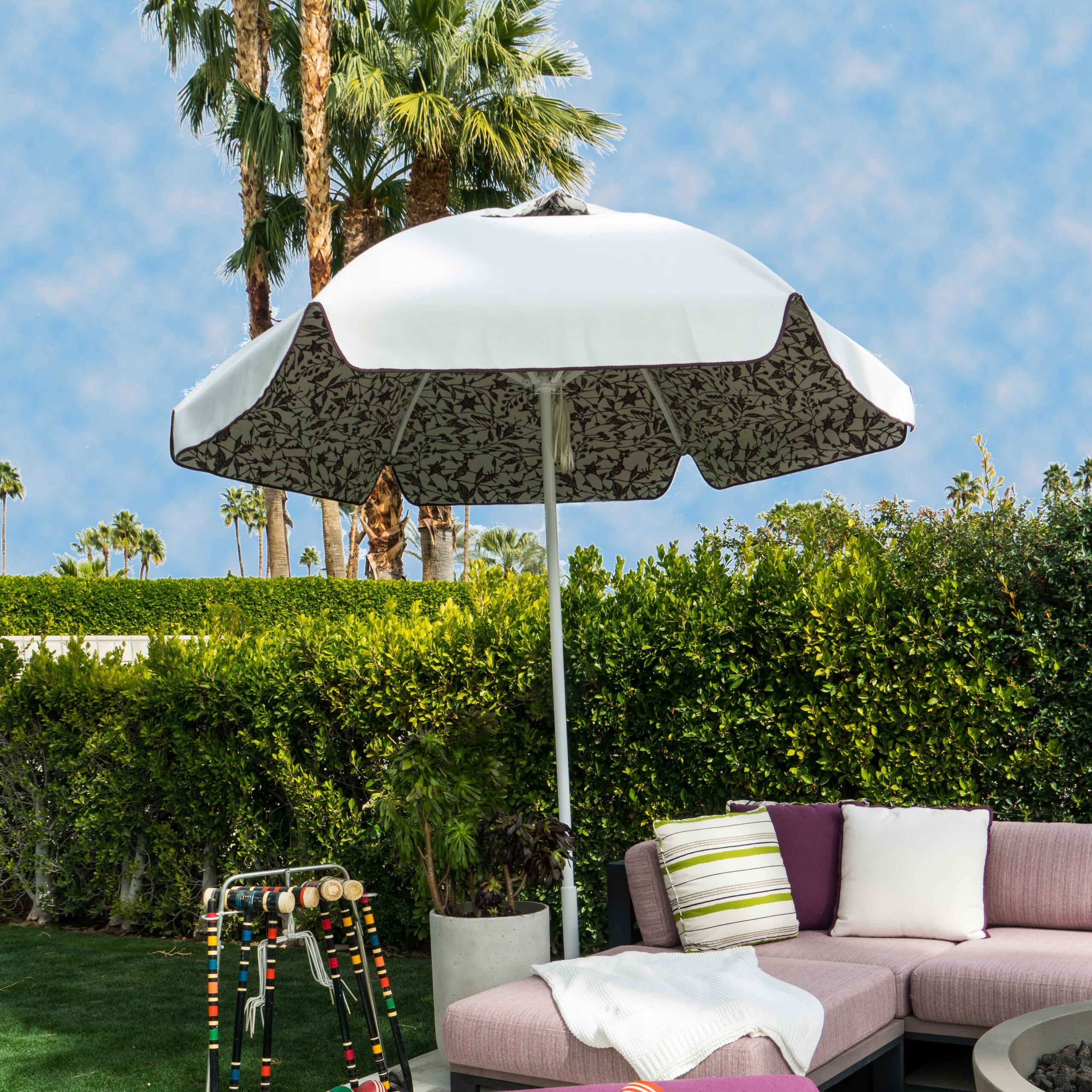 Image of Mirasol umbrella in desert setting