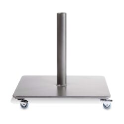 Image of steel base with casters