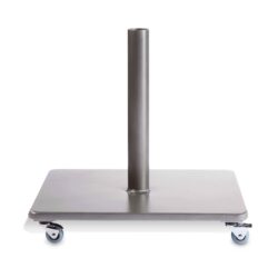 Image of steel base with casters